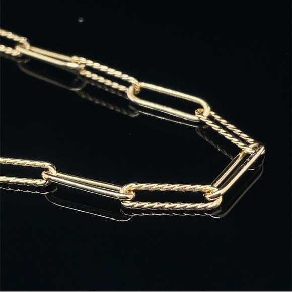 ✨ David Yurman Madison Elongated Chain Necklace in 18KT Yellow Gold, 18" - Picture 7 of 8